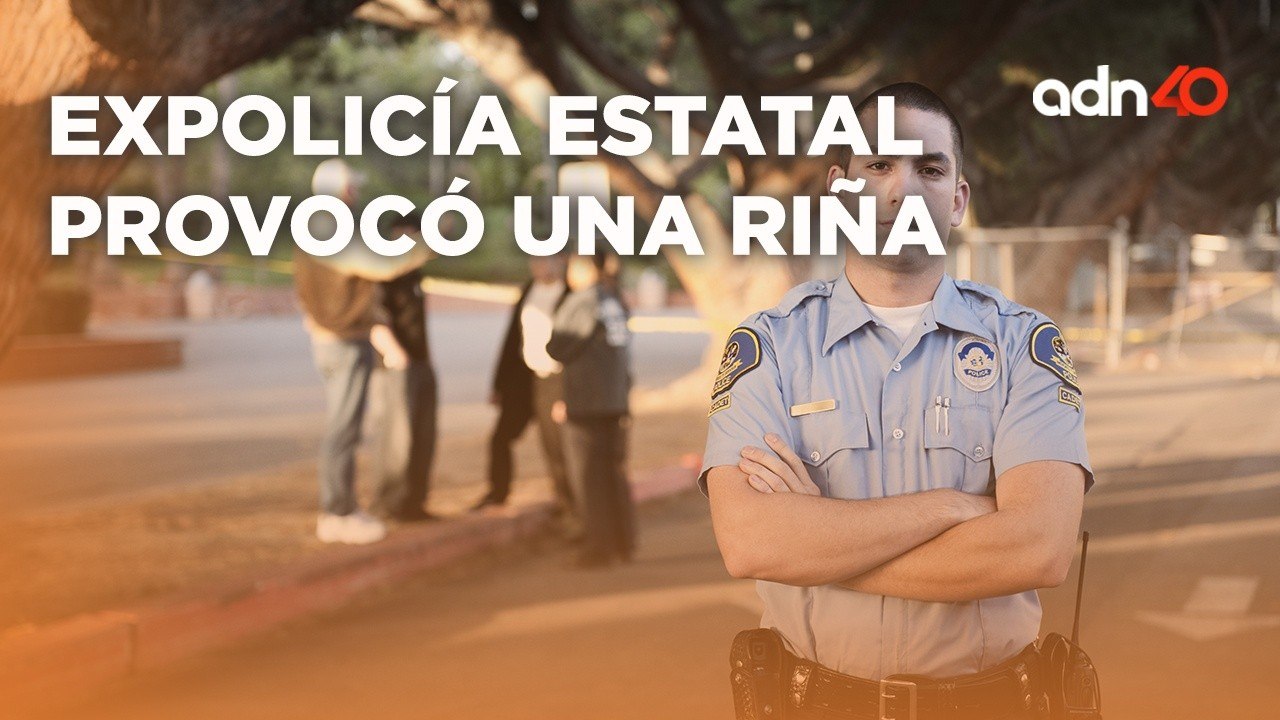 Testigos registraron cómo un expolicía estatal provocó una riña tras un accidente vehicular