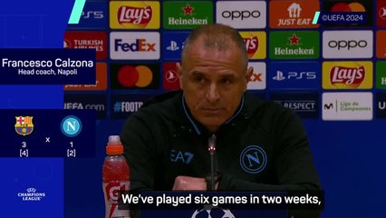 Calzona rues 'too many mistakes' after Napoli dumped out of Champions League