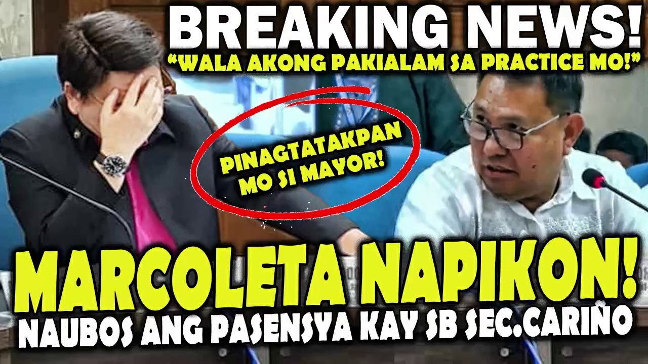Nakakainit ka ng ulo! Cong.Marcoleta naubos ang pasensya kay SB Sec. George Cariño