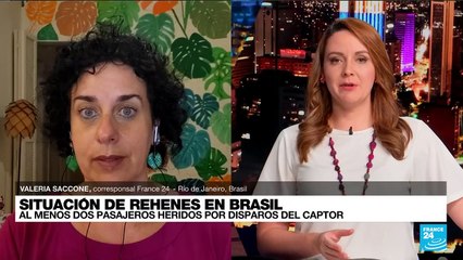 Informe desde Río de Janeiro: Policía detuvo a un hombre que secuestró un bus de pasajeros