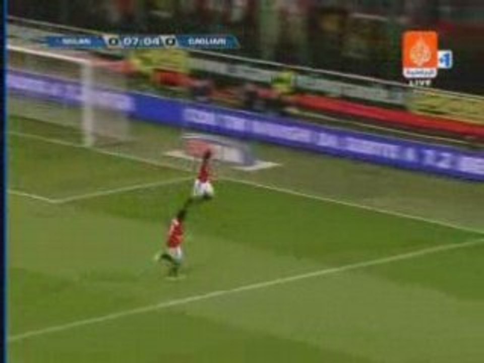 AC Milan 1 - 0 Cagliari Kaka