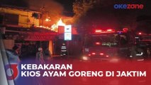 Kios Ayam Goreng di Pondok Kelapa Jaktim Ludes Terbakar