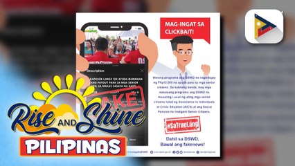 DSWD, nilinaw na wala silang programang nagbibigay ng ₱12-K na ayuda para sa mga Senior Citizen