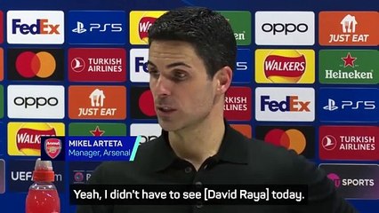 Arteta full of praise for David Raya after penalty heroics