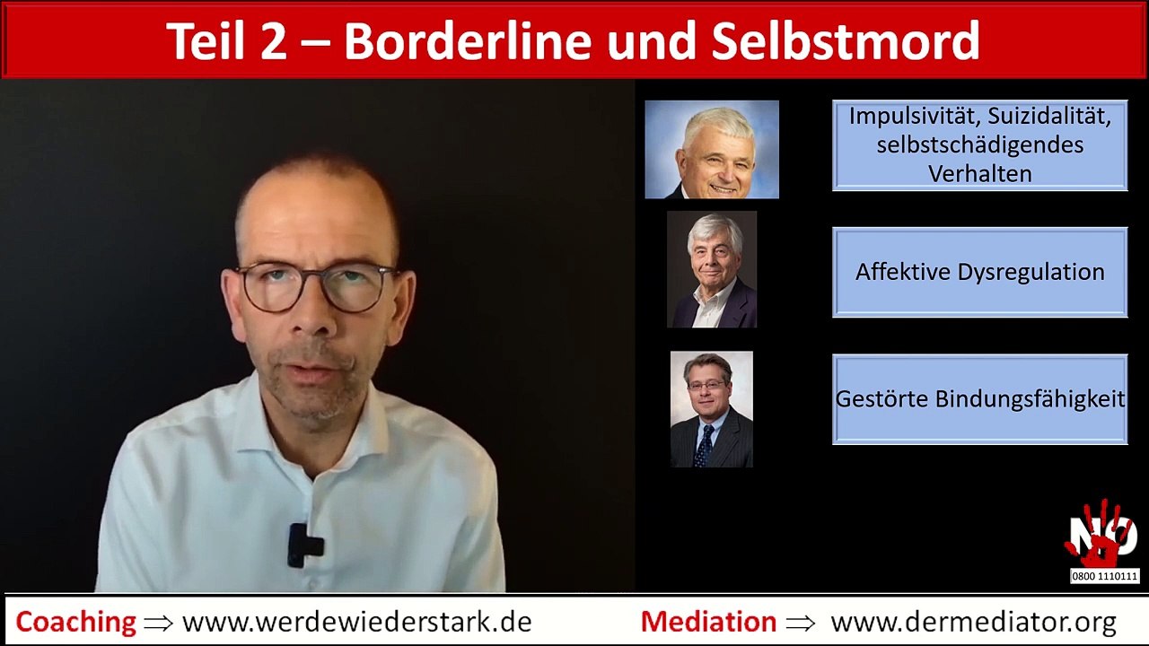 Borderline und Selbstmord Teil 2 - Ein trauriges Diagnosekriterium