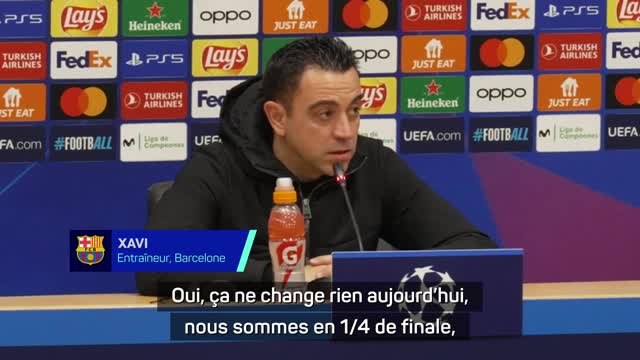 Barcelone - Xavi qualifié pour les 1/4 de finale : “Ça ne change rien à mon départ”
