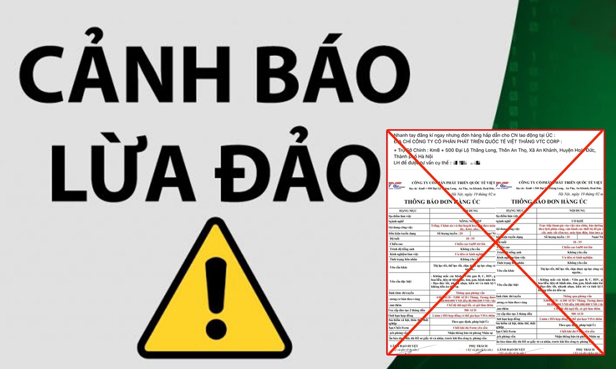 Chiêu trò lừa hợp đồng tư vấn làm việc ở nước ngoài