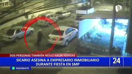 SMP: sicario asesina a empresario durante fiesta de cumpleaños de su hermano
