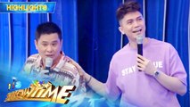 Vhong playfully teases Ogie about the polo shirt he is wearing | It's Showtime