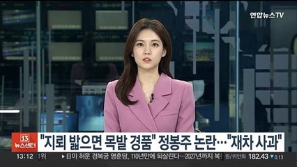 "DMZ 지뢰 밟으면 목발 경품" 정봉주 발언 논란…"재차 사과"