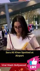 Sara Ali Khan Spotted at Airport