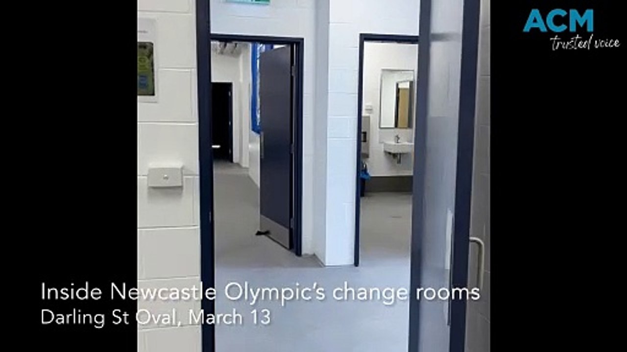 Inside Newcastle Olympic's new changerooms