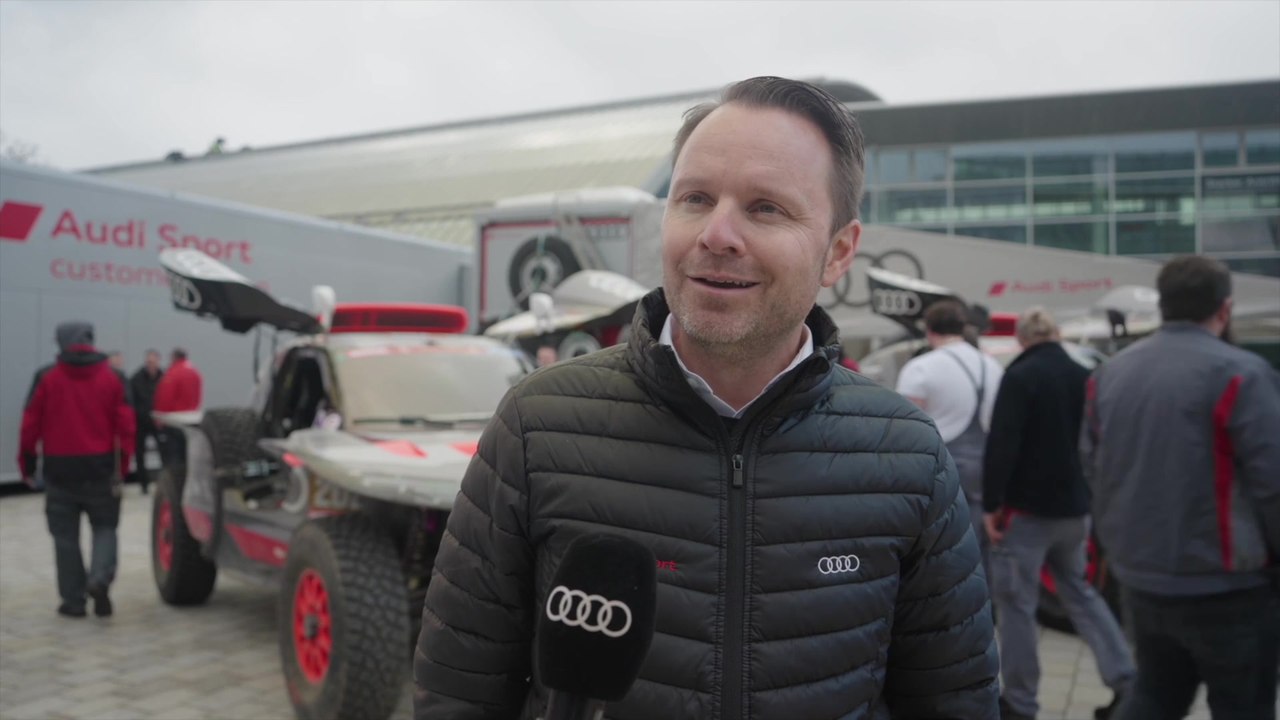 Großer Enthusiasmus für die Dakar-Sieger von Audi - Rolf Michl, Managing Director of Audi Sport GmbH