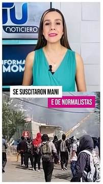 Normalistas de Ayotzinapa se manifestaron en las instalaciones de la Fiscalía General de Guerrero, tras darse a conocer la fuga del policía que disparó contra el estudiante Yanqui Kothan #TuNotiReel