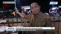 Maling Dua Slop Rokok  di Gempol Dihajar Massa