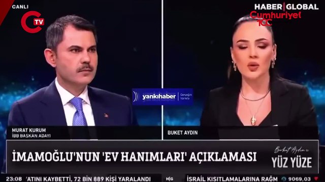 Buket Ay: “Oyum size değil Ekrem Bey. Bunu da söylemek isterim.”