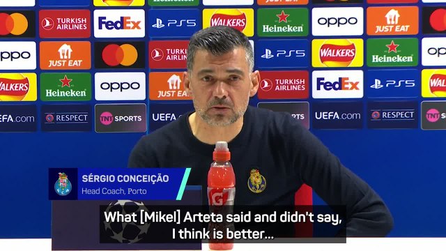 Conceicao accuses Arteta of insulting his family