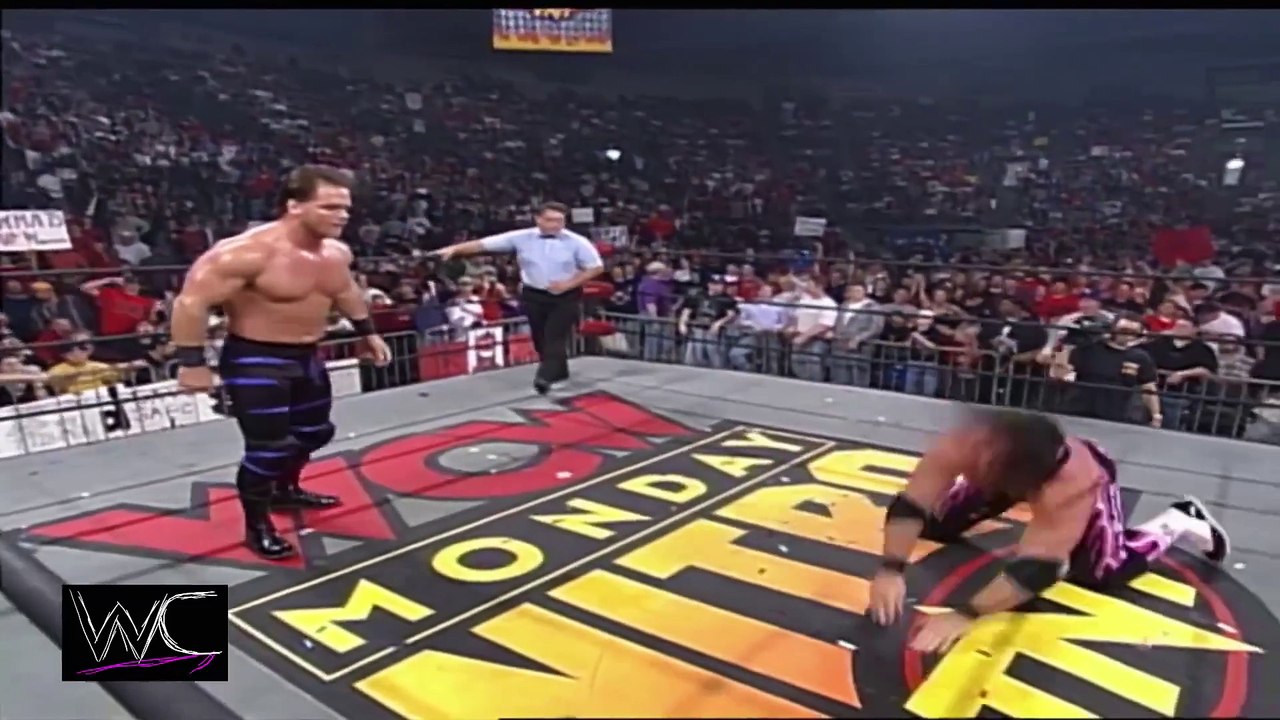 WCW Chris Benoit vs Bret Hart - 1998 Monday Night Nitro