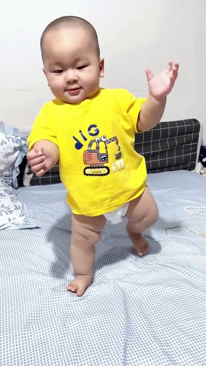 Baby Trying To Waking On The Bed | Babies Funny Moments | Cute Babies | Naughty Babies | Funny Baby #baby #babies #beautiful #cutebabies #fun #love #cute #beautiful #funny #babyvideos