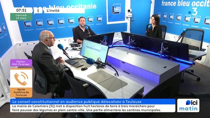 Laurent Fabius en visite à Toulouse le 13 mars 2024 🗓️