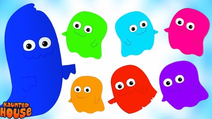 Twelve Little Ghosts, Spooky Cartoon and Preschool Rhymes for Kids