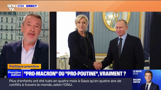 ÉDITO - Plan de soutien à l'Ukraine: Le sparadrap des positions pro-russes de Marine Le Pen lui collera toujours aux basques