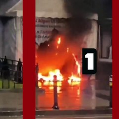 Zafer Partisi’nin seçim çadırını yaktılar!