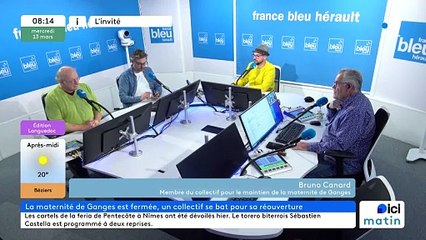 Bruno Canard, président du collectif pour le maintien de la maternité de Ganges