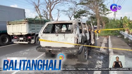 Sasakyan, biglang nagliyab sa highway | BT