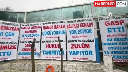 İstanbul'da Balıkçı Kenan, İBB Başkanı İmamoğlu'nu arazi işgaliyle suçladı