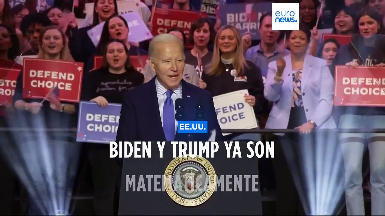 Trump y Biden, candidatos presidenciales para las elecciones de 2024