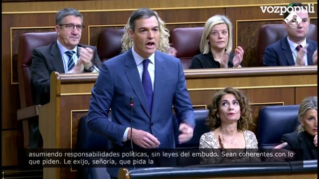 Sánchez a Feijóo: Le exijo que pida la dimisión de la señora Ayuso como presidenta de la Comunidad de Madrid