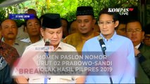 [FULL] Pernyataan Paslon Prabowo-Sandi Tolak Hasil Pilpres 2019 - ARSIP KOMPASTV