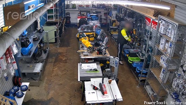 CCTV footage shows ‘brazen’ thieves stealing £1,500 worth of power tools