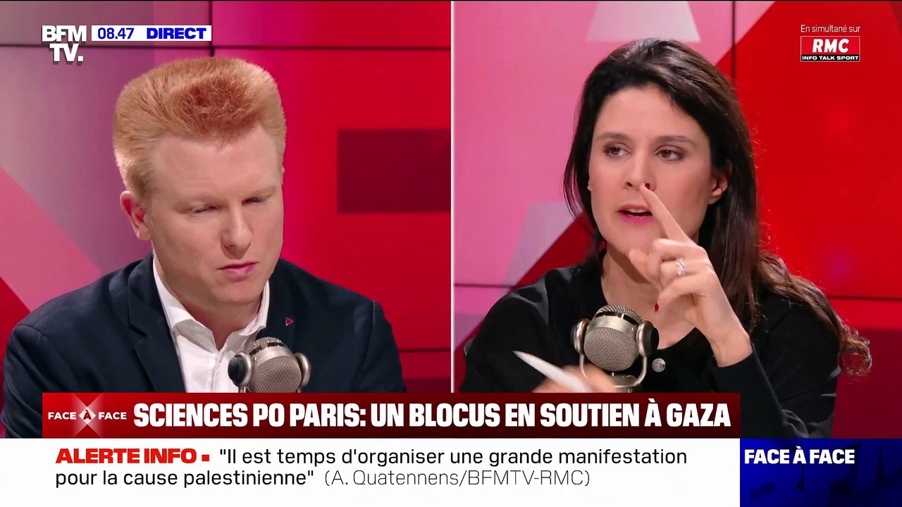 En pleine interview, Adrien Quatennens durcit le ton ce matin sur BFMTV et RMC: "C'est quoi votre métier Apolline de Malherbe ?"
