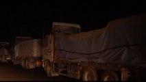 Un convoglio di 6 camion con aiuti umanitari entra nel nord di Gaza