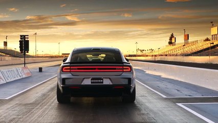VÍDEO: El Dodge Charger Daytona 100% eléctrico en movimiento... No es ni será lo mismo