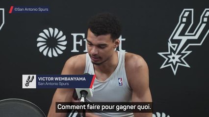 Spurs - Wembanyama : "J'espère que j'aurais un été chargé"