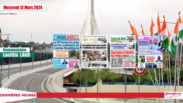 Titrologue du Mercredi 13 mars 2024/Mort massive de poissons à Koumassi Eaux usées et déchets, les vraies causes