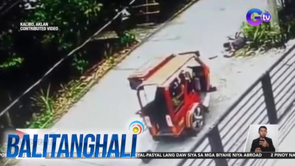 Residente, nahagip ng isang nag-overtake na tricycle | BT