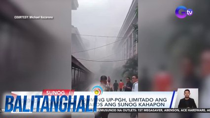 Emergency room ng UP-PGH, limitado ang operasyon matapos ang sunog kahapon | BT