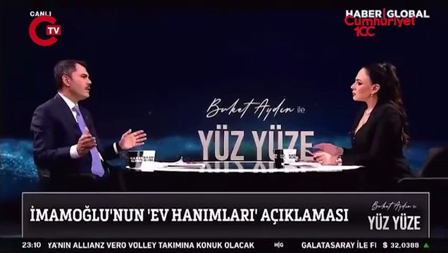 Murat Kurum'dan canlı yayında yeni gaf