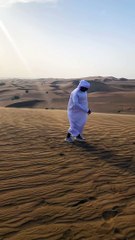 Enjoying the hotness of the desert...