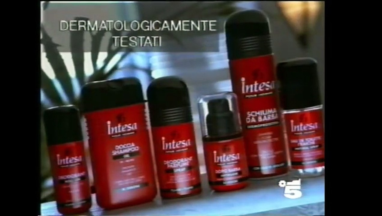 Pubblicità/Bumper anno 1994 Canale 5 - Intesa Pour Homme con Franco Baresi