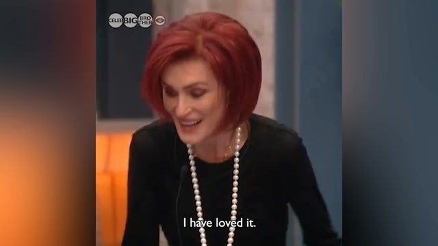 Sharon Osbourne leaves the Celebrity Big Brother House
