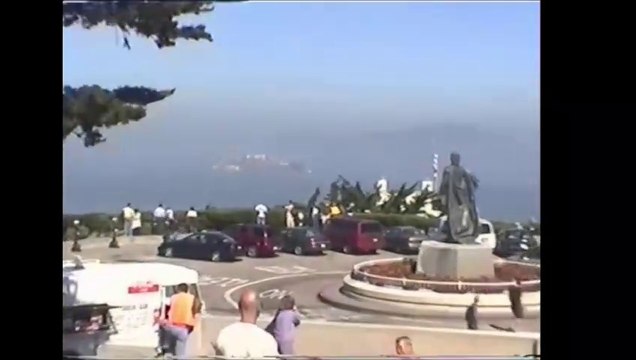 San Francisco dalla Coit Tower giorno 11 Settembre 2000