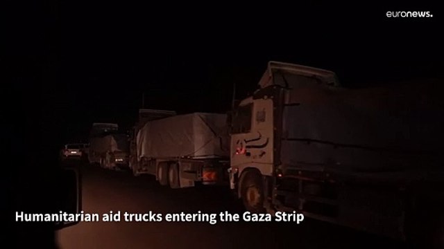 ضمن مشروع تجريبي .. إسرائيل تسمح بدخول شاحنات المساعدات الإنسانية إلى شمال غزة