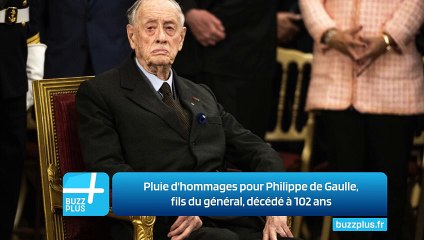 Pluie d'hommages pour Philippe de Gaulle, fils du général, décédé à 102 ans