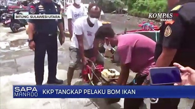 KKP Tangkap 4 Nelayan Pelaku Bom Ikan Di Perairan Morowali