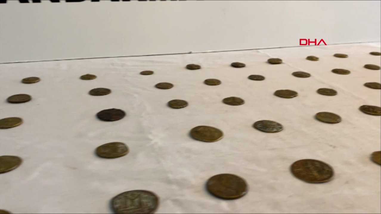 Tarihi eser kaçakçılığı operasyonunda 57 sikke ele geçirildi, 2 şüpheli yakalandı